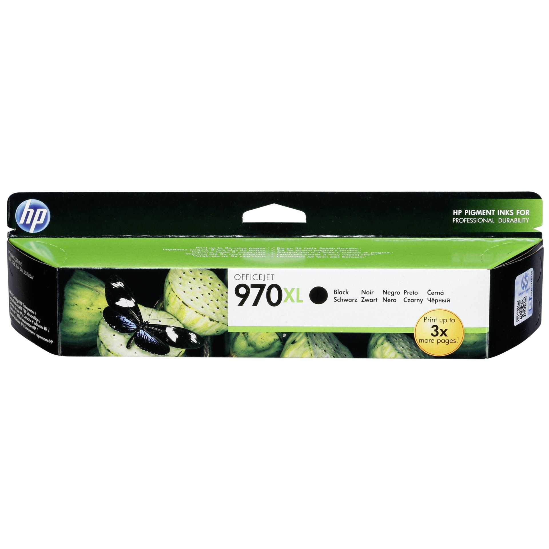 HP CN 625 AE Tintenpatrone schwarz No. 970 XL