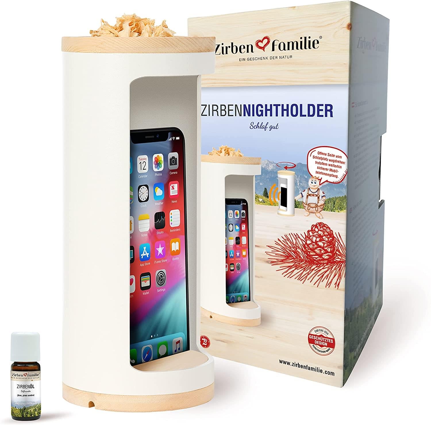 Zirbenfamilie Nightholder WEISS