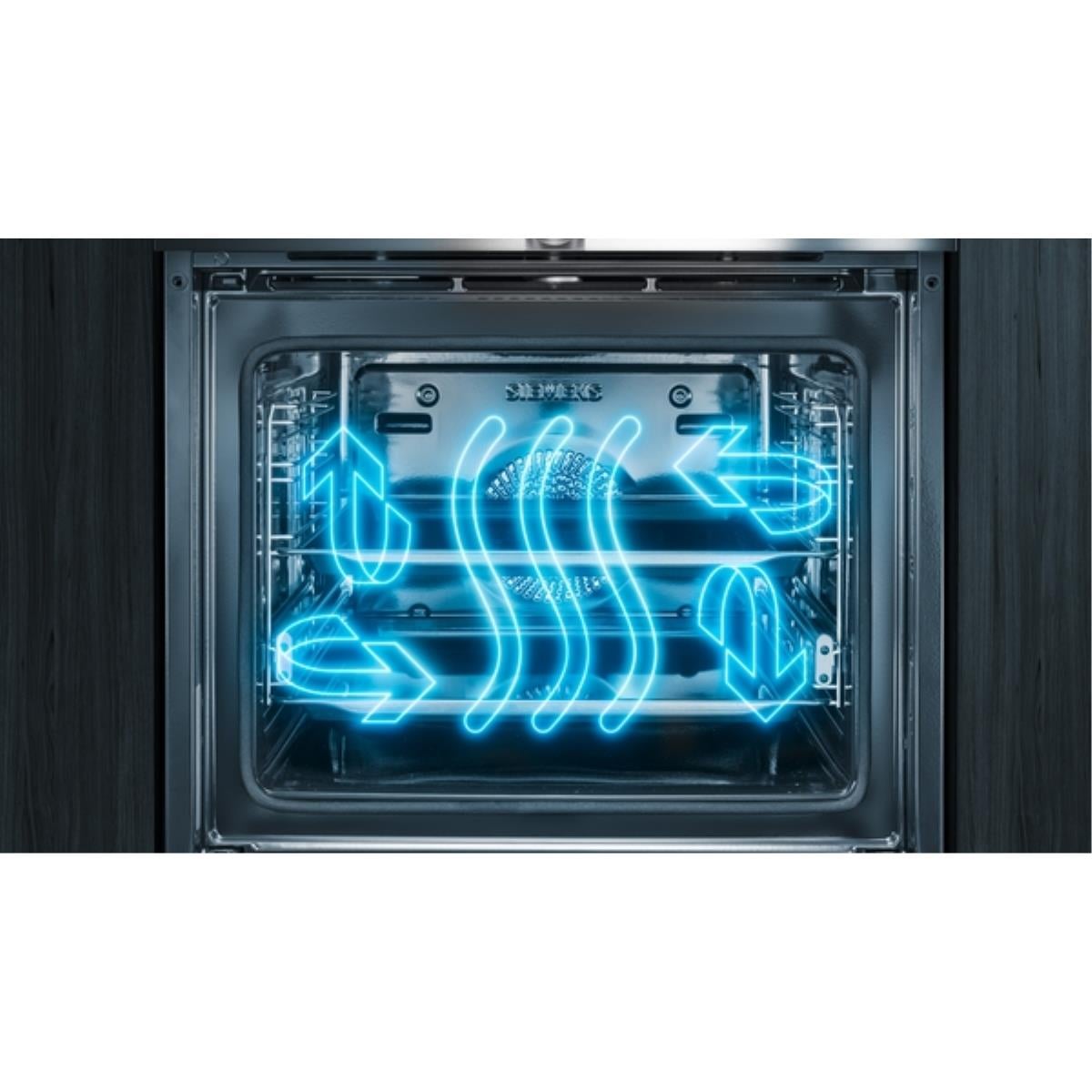 Siemens iQ300, Einbau-Herd, 60 x 60 cm, Edelstahl, HE273ABS3