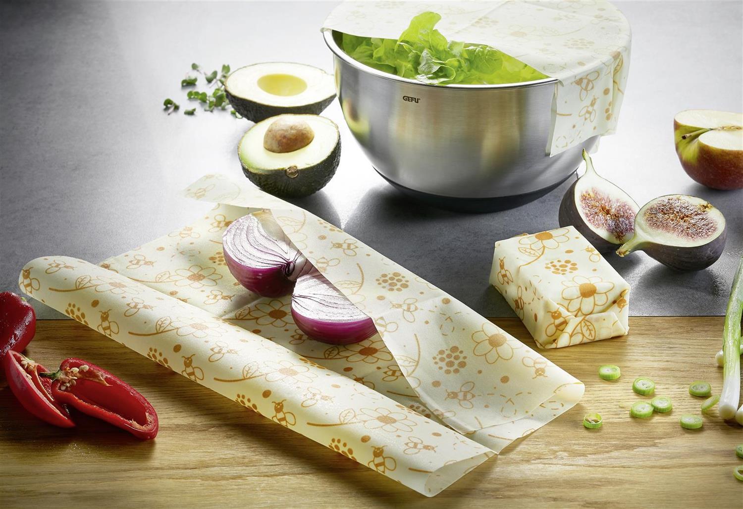 GEFU Bienenwachstücher-Set BEEWAYS 3 teillig