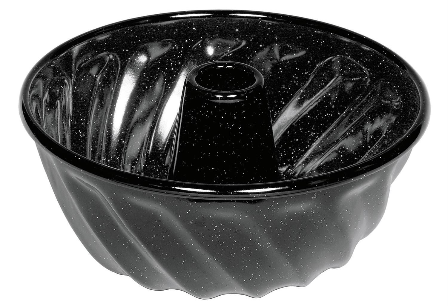 RIESS Gugelhupfform Ø22cm schwarz Emaille