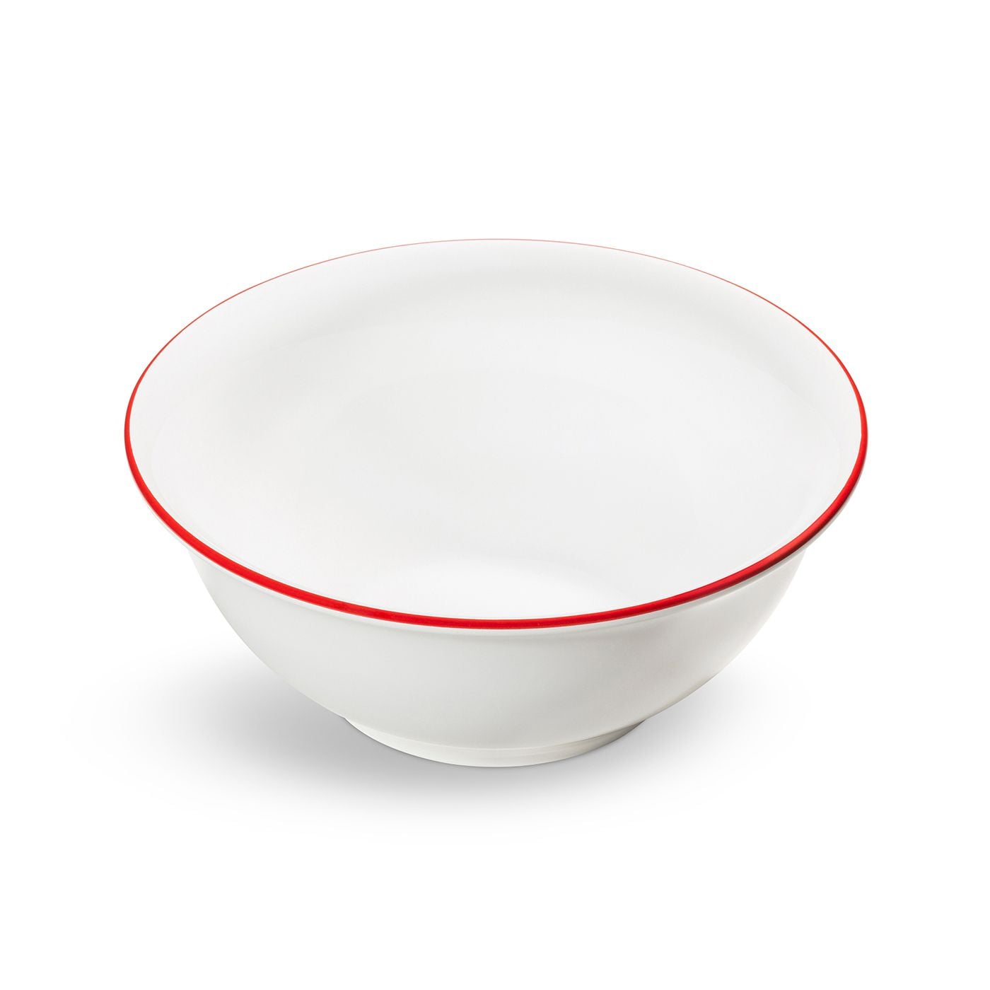 Gmundner Keramik Rubinroter Rand, Salatschüssel (Ø 26cm)