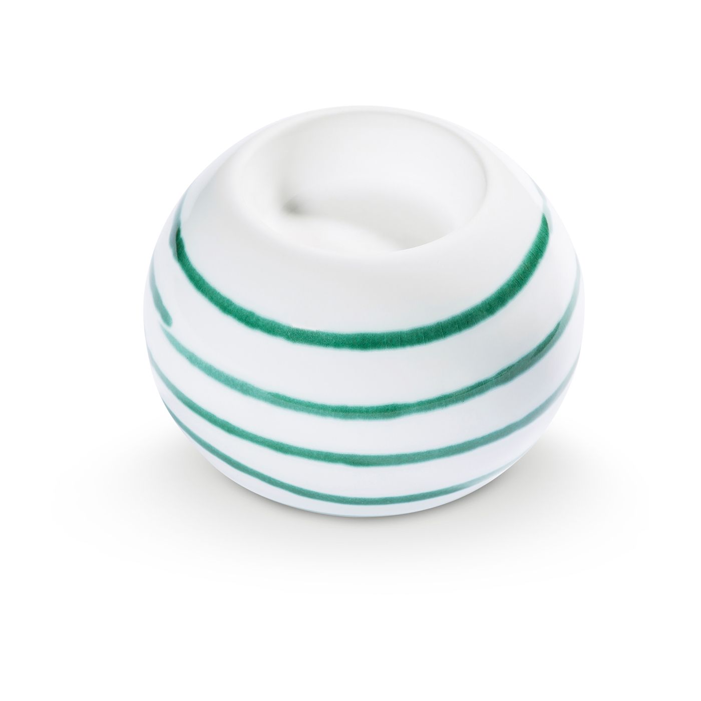 Gmundner Keramik Grüngeflammt, Kugelleuchter