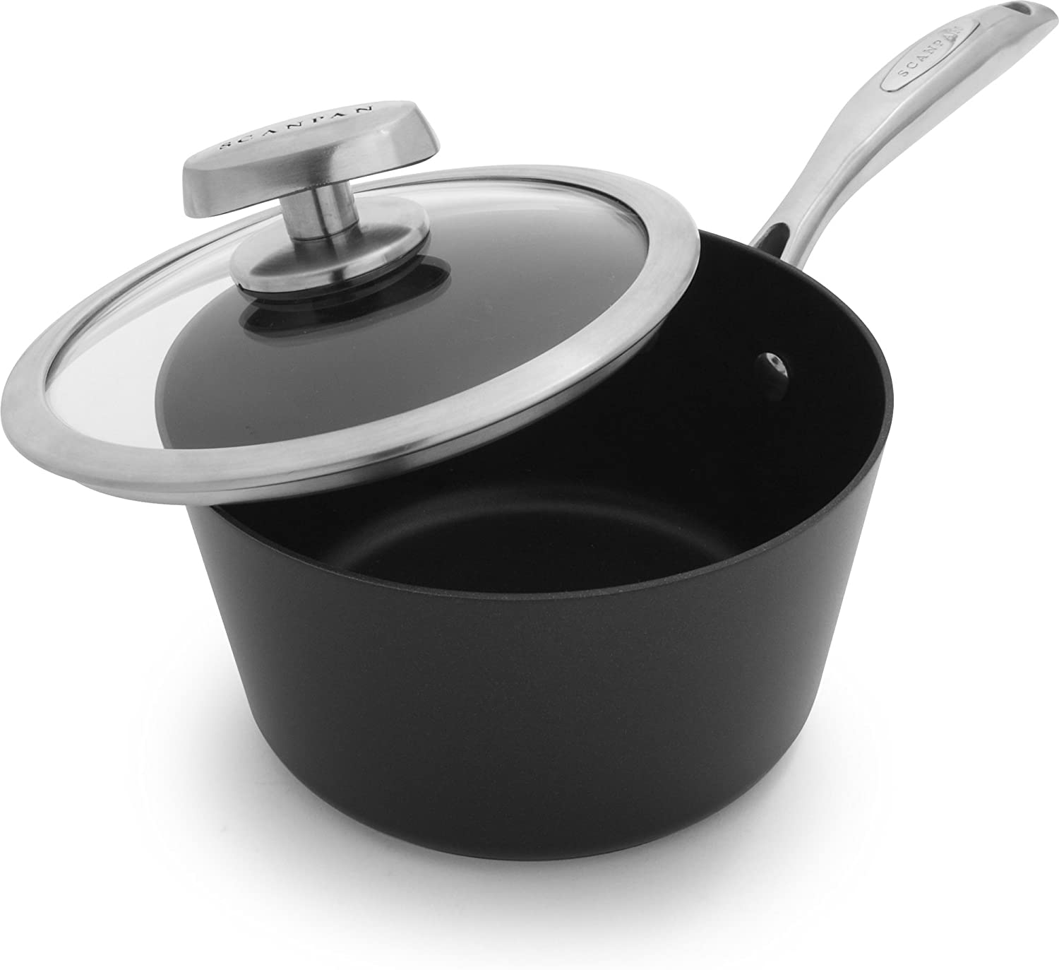 ScanPan 18 cm/1,8 L Stielkasserolle mit Deckel - Pro IQ