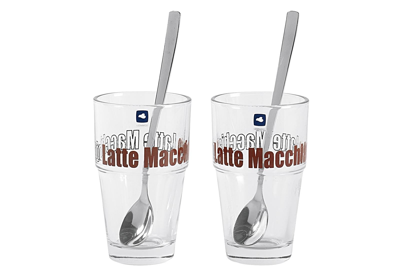 LEONARDO Latte Macchiato Set Solo LM 370 ml 14,5cm 4 teilig