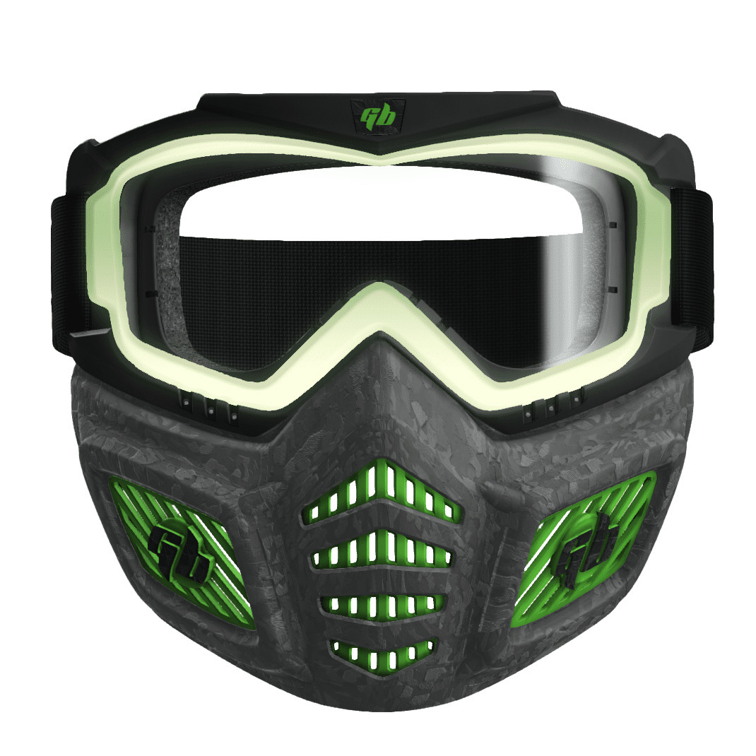 Gel Blaster Elite Facemask leuchtender Augenrahmen