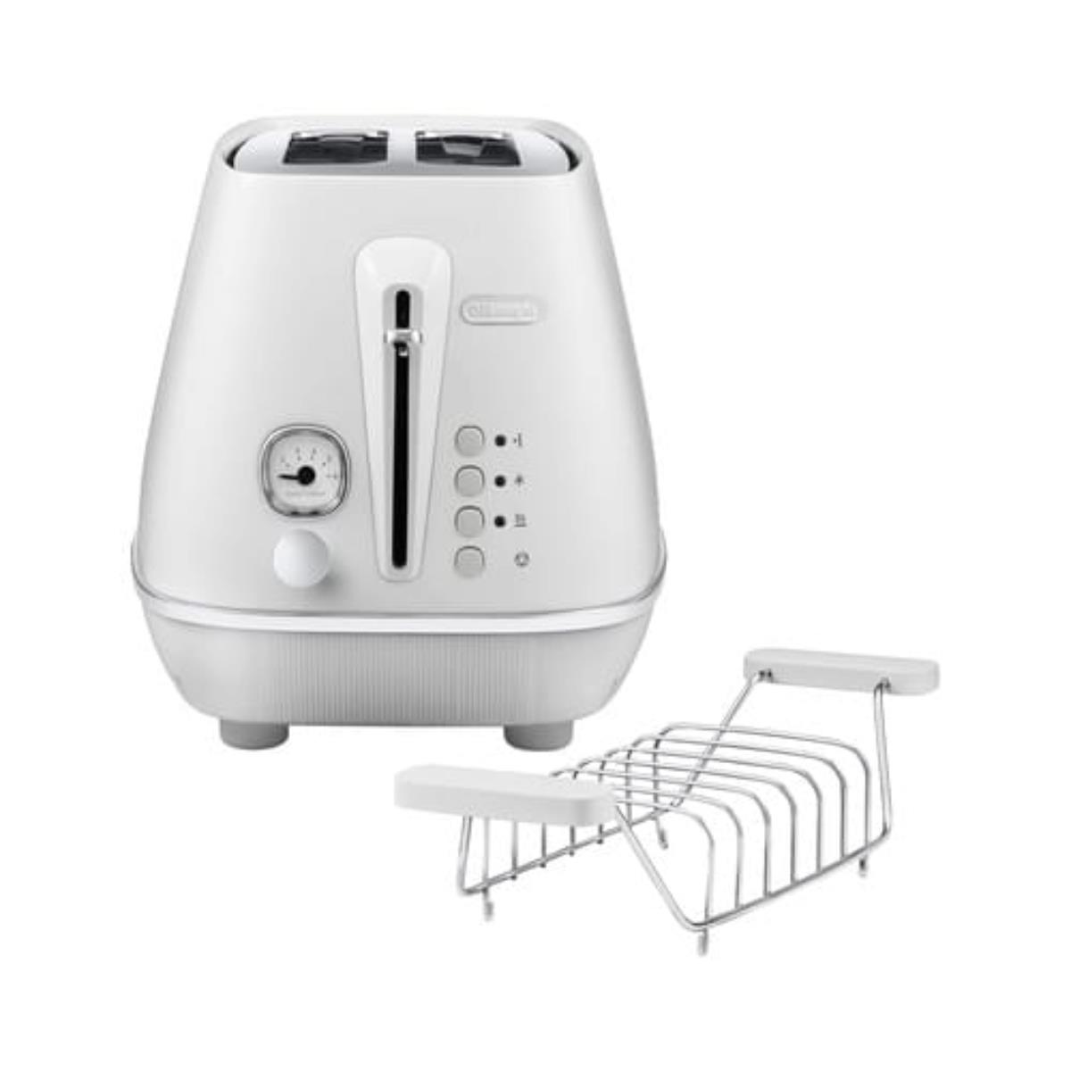 DeLonghi 2-Schlitz-Toaster CTIN2103.W Distinta Moments "N"