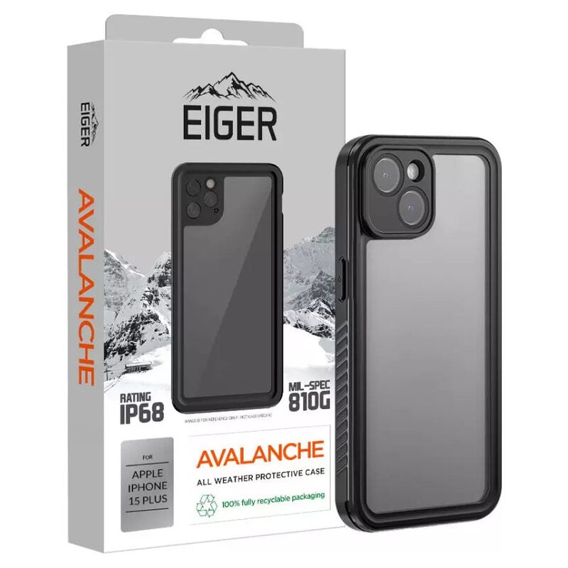 Eiger Avalanche Case iPhone 15 Plus (schwarz)
