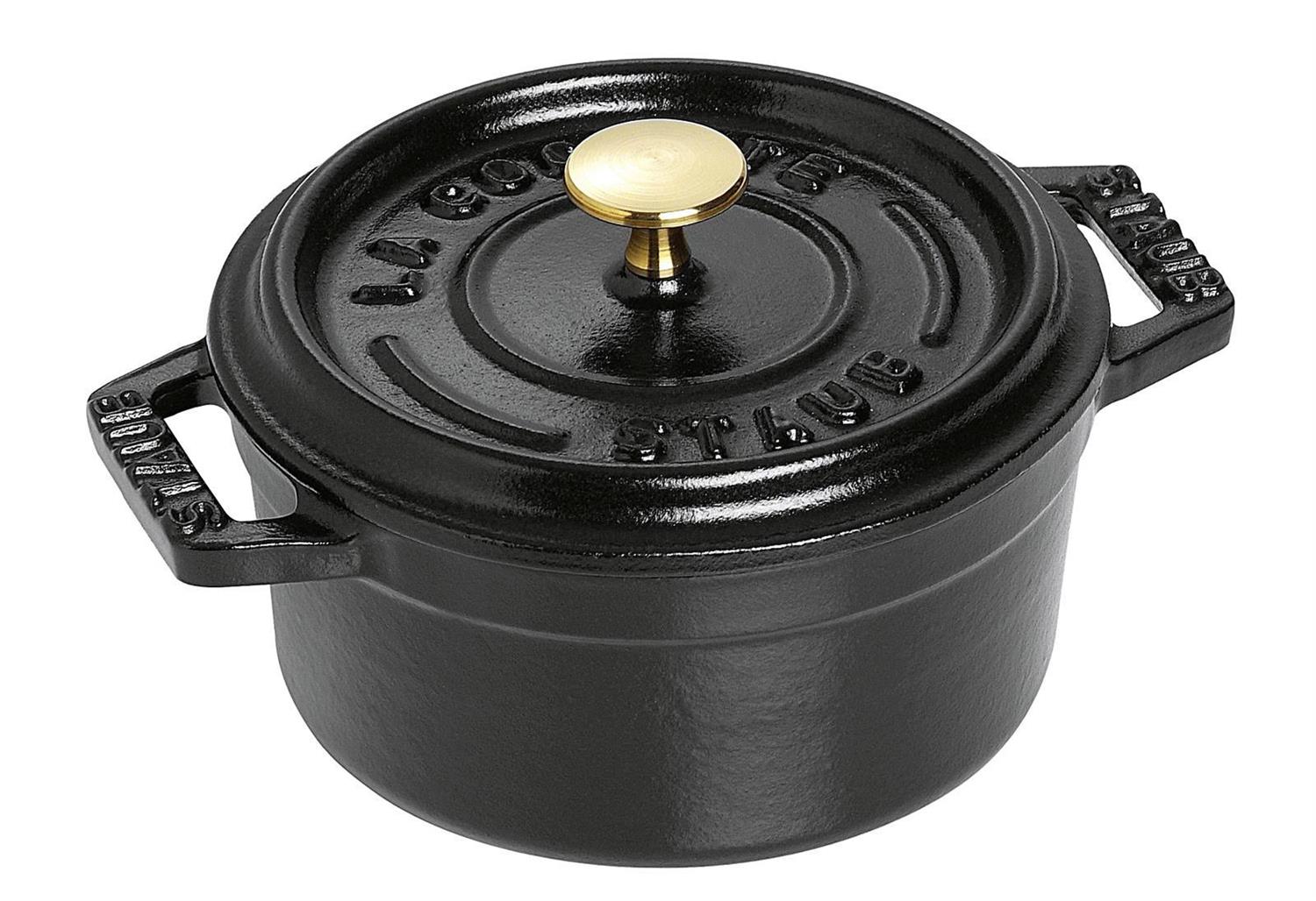 STAUB Cocotte Bräter Mini new Classic Gusseisen 0,25 Liter Ø10cm schwarz