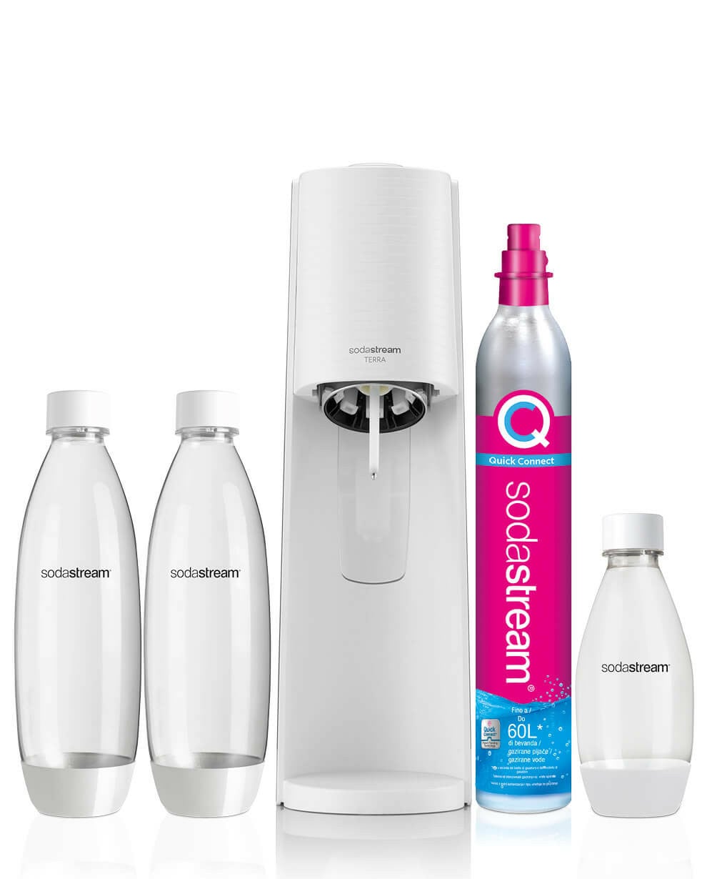 Sodastream Terra Valuepack white