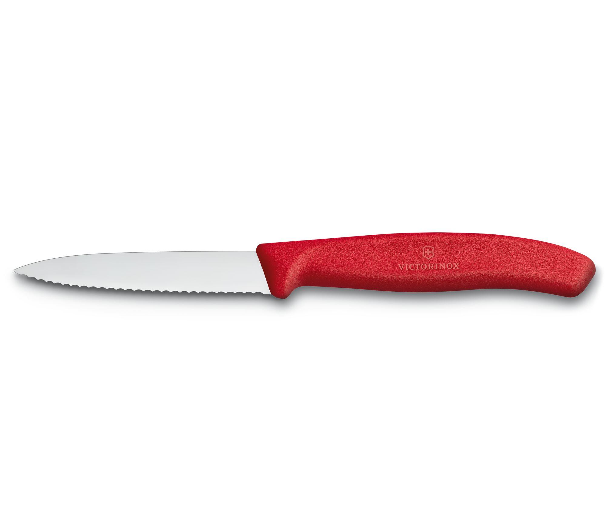 Victorinox Gemüsemesser SwissClassic Well. 8 cm rot