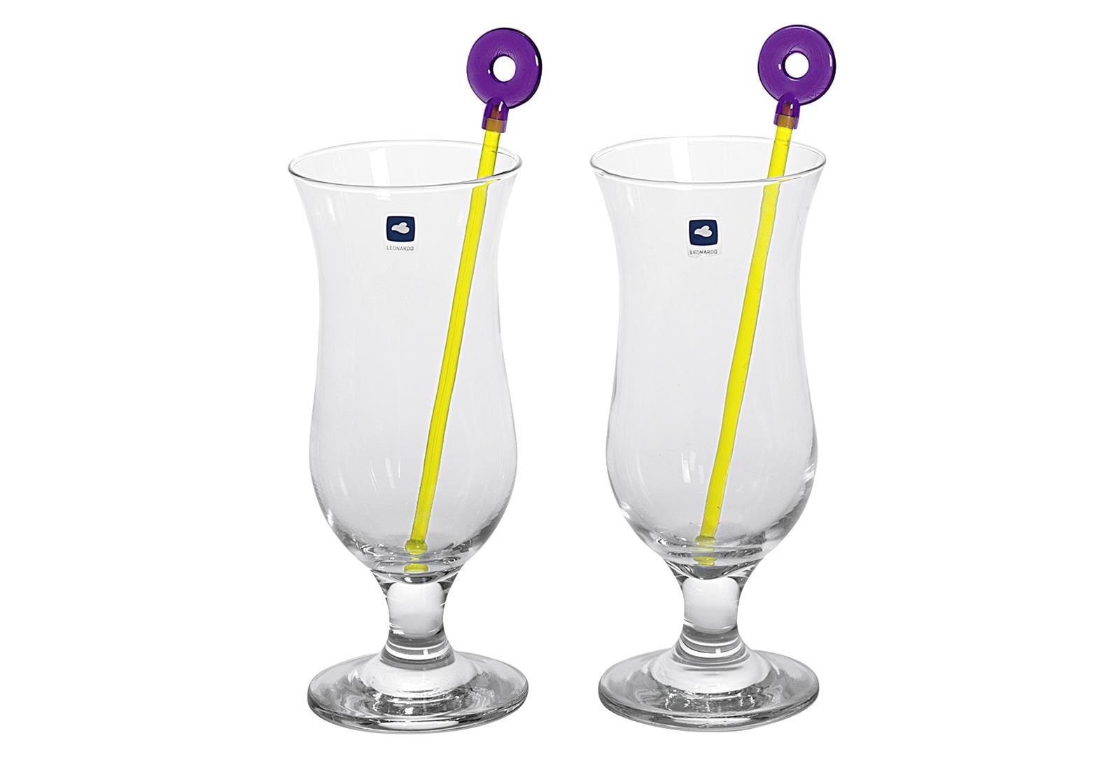 Leonardo Cocktailgläser/Rührer BAR 4-teilig