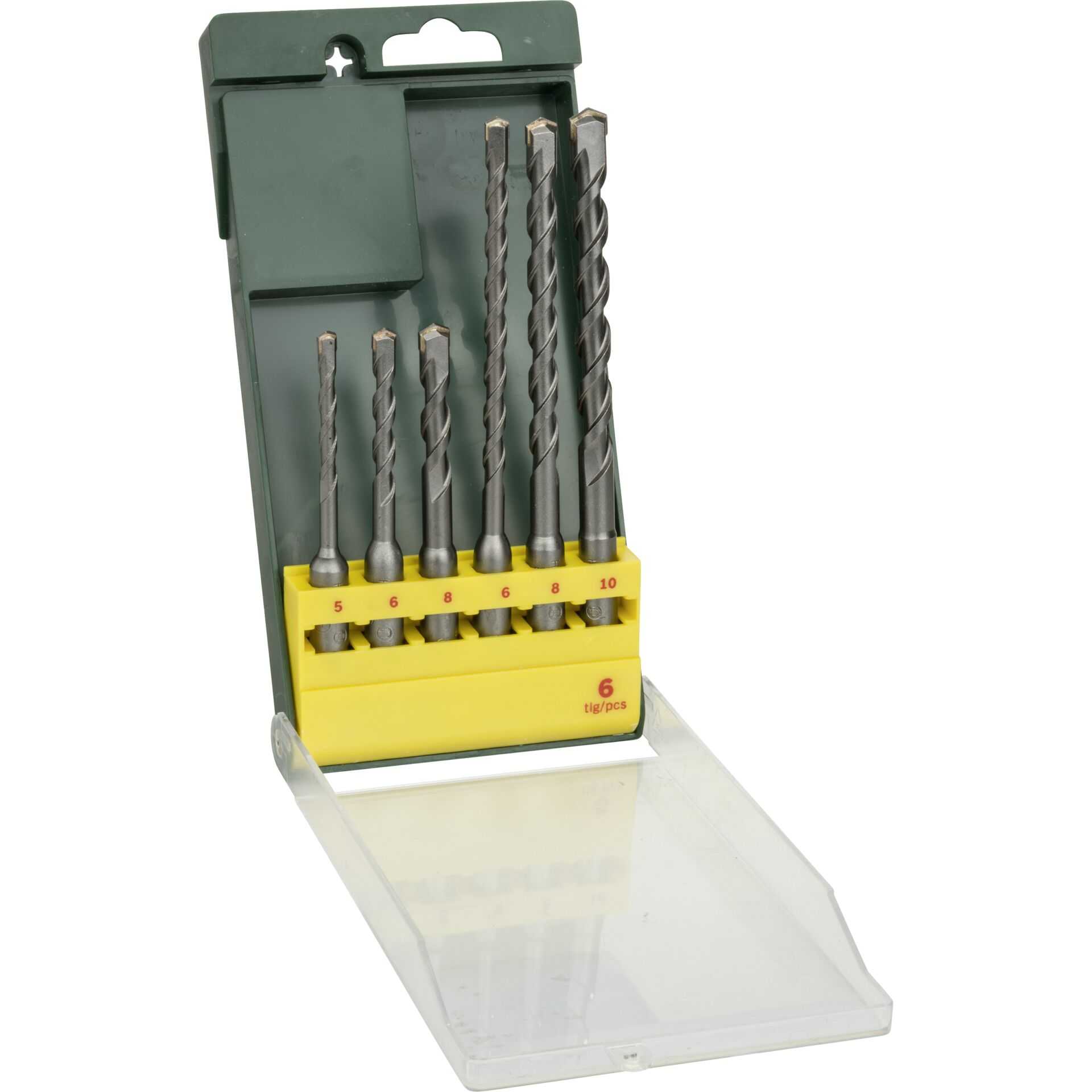 Bosch SDS-plus S2 - Bohrer - Hammereinsatz - 6 Stücke - 5 mm, 6 mm, 8 mm, 10 mm - SDS-plus