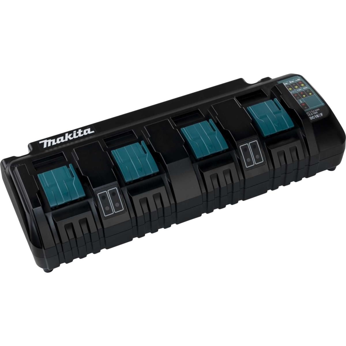 Makita DC18SF - Batterieladegerät - 4 x Batterien laden - 3 A - 4 Ausgabeanschlussstellen (Batterieverbindung)