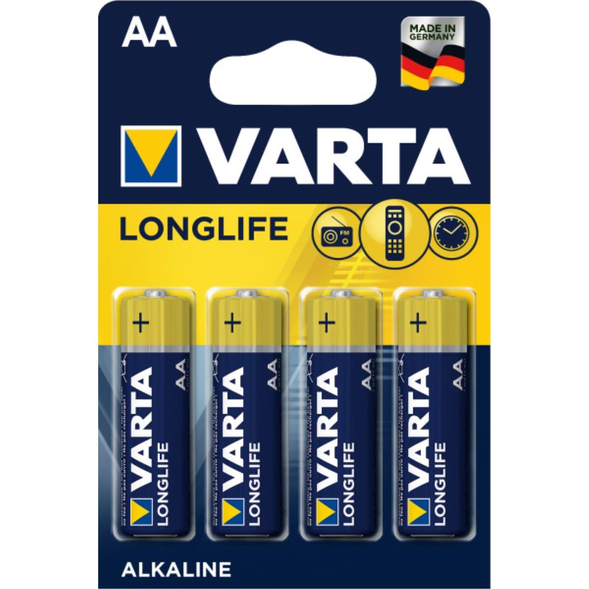 VARTA Batterie Longlife AA 4er Blister