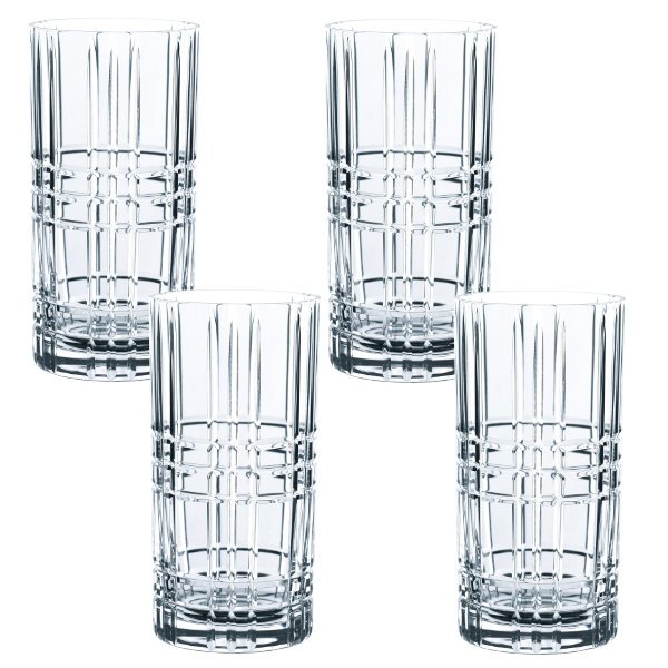 Nachtmann Longdrinkgläser Square 4-teilig