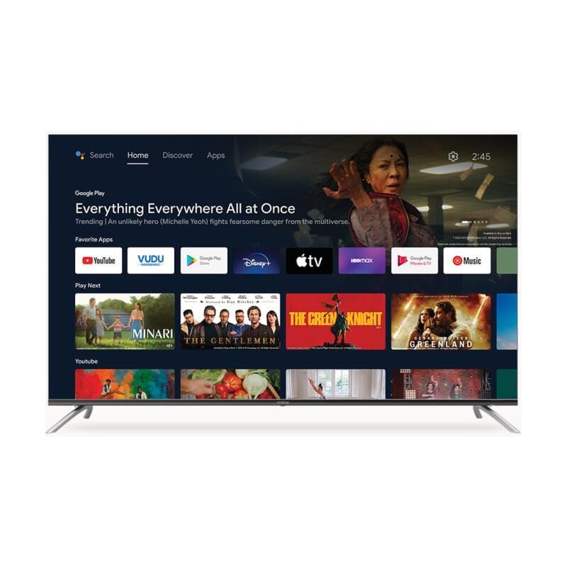Strong 55 Zoll Ultra HD Android TV sw (silber)