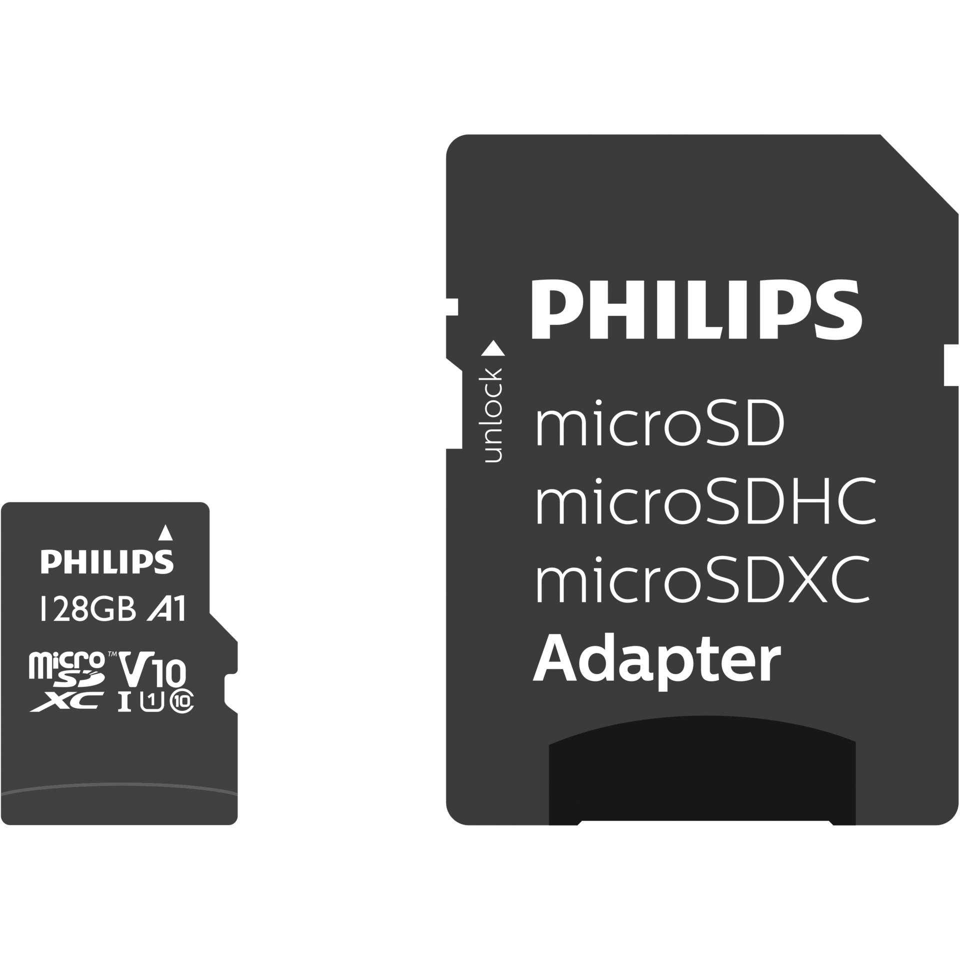 Philips FM12MP45B - Flash-Speicherkarte - 128 GB - UHS Class 1 / Class10 - SDXC