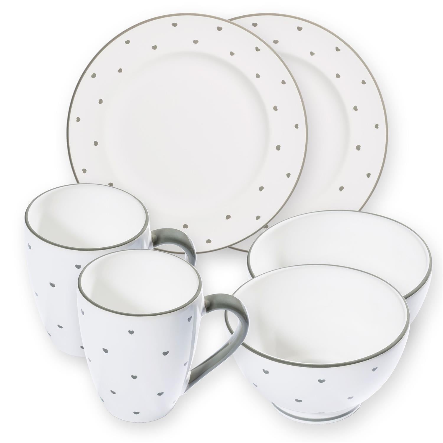 Gmundner Keramik Herzerl Grau, Hüttenfrühstück für 2 Gourmet