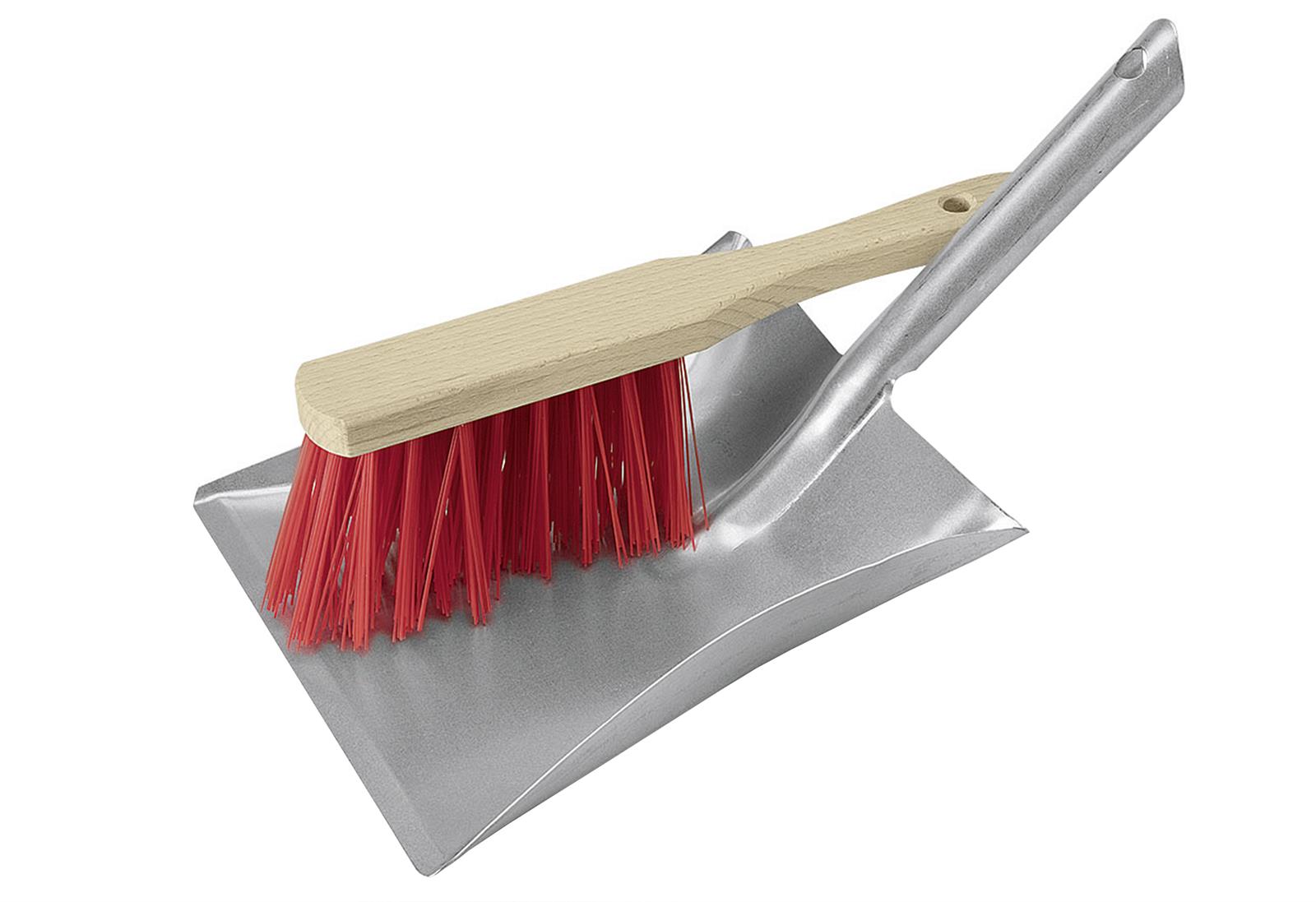 NÖLLE Kehrgarnitur Metall, Handfeger Elaston Schaufel verzinkt