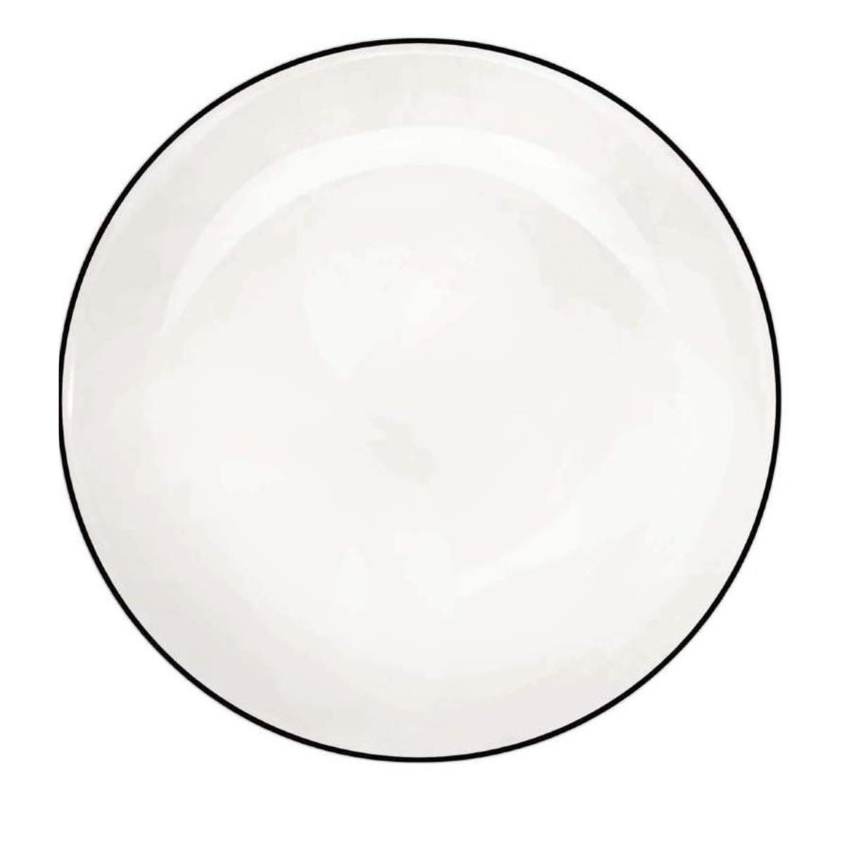 ASA Dessertteller, ligne noire  d. 21 cm