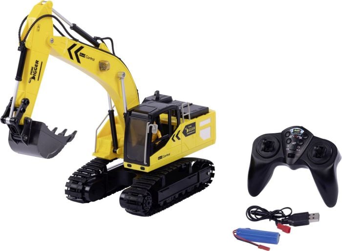 Carrera RC Construction Vehicle Mini Digger, Revell Control Ferngesteuertes Auto 24638