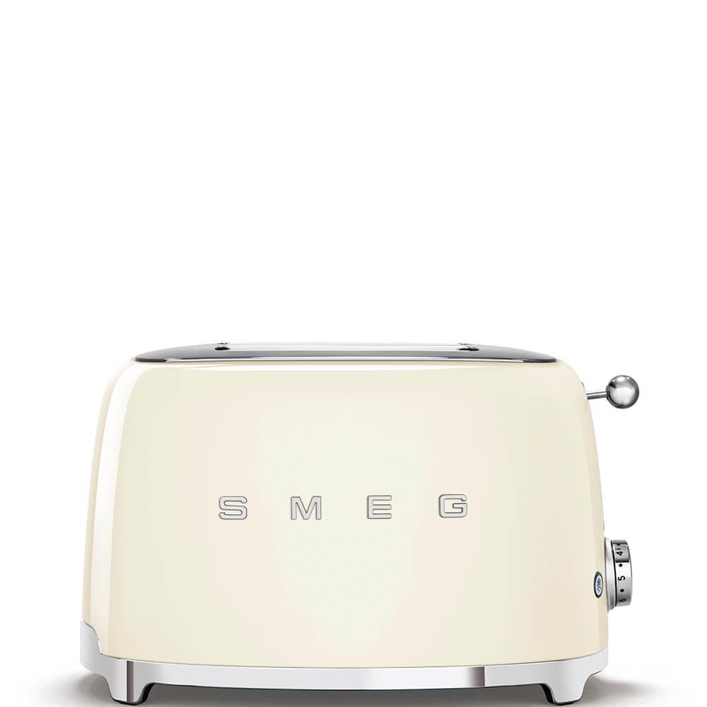 Smeg Toaster 2 Schlitz 50's Style Creme