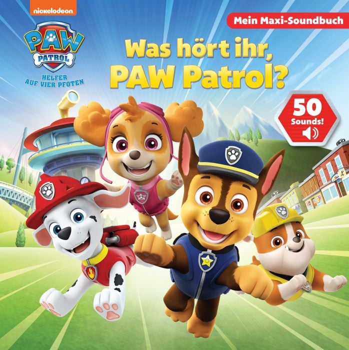 Phoenix PAW Patrol - Was hört ihr, PAW Patrol?  Mein Maxi-Soundbuch - 50 Sounds für Kinder ab 3 Jahren 73806