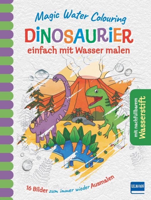 Ullmann Magic Water Colouring - Dinosaurier einfach mit Wasser malen 741524721