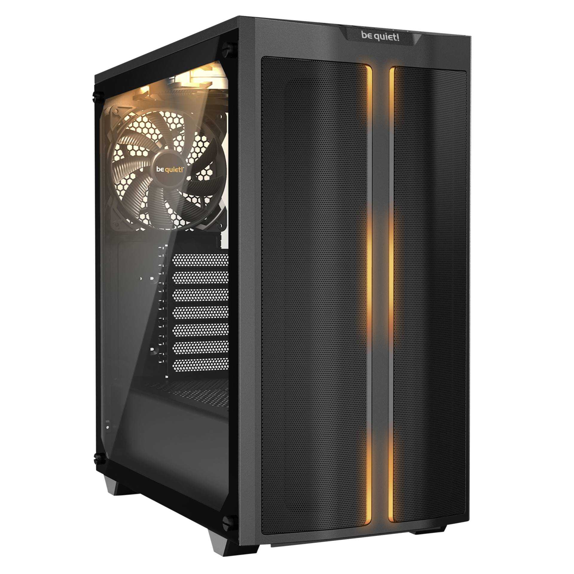 be quiet! Pure Base 500DX - Tower - ATX - Seitenteil mit Fenster (gehärtetes Glas) - keine Spannungsversorgung (ATX / PS/2) - Schwarz