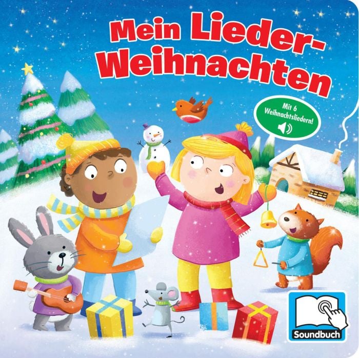 Phoenix Mein Lieder-Weihnachten - Liederbuch mit 6 integrierten Melodien - Soundbuch für Kinder ab 18 Monaten 70232
