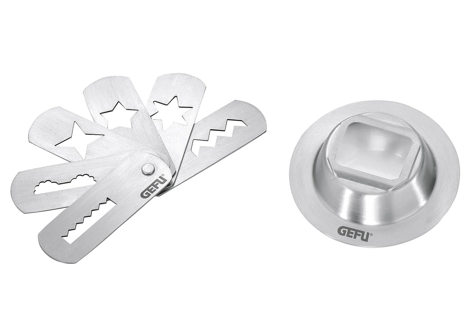 GEFU Spritzgebäckvorsatz TRICA größe 5 passt auch auf Kitchen-Aid