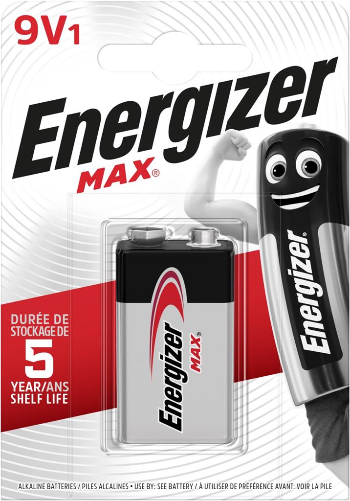 Energizer 6LR61 Max Power Seal 9V Blister