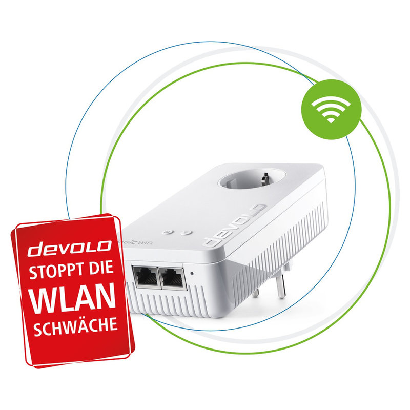 devolo Magic 2 WiFi next Einzeladapt. (weiss)
