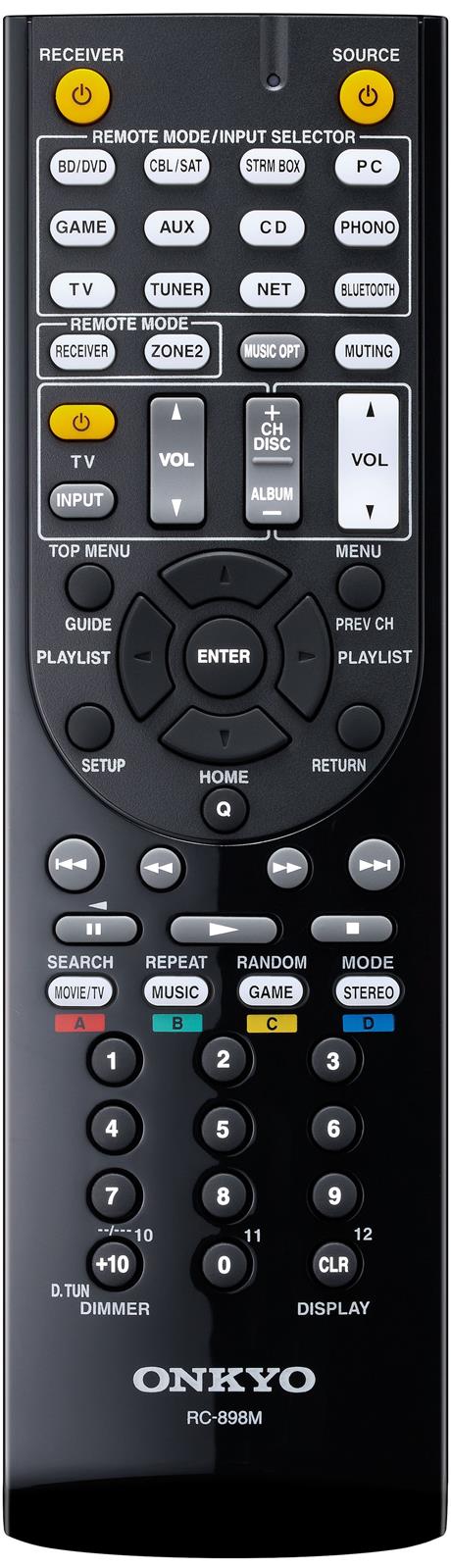 Ferndbedienung RC-898 für TX-NR545, TX-NR646, TX-NR747