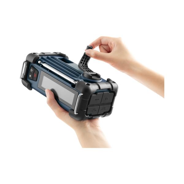 Sangean MMR-99DAB tragbares DAB+/FM-Radio mit Bluetooth, Spannungsversorgung via Solarzellen & Handkurbel