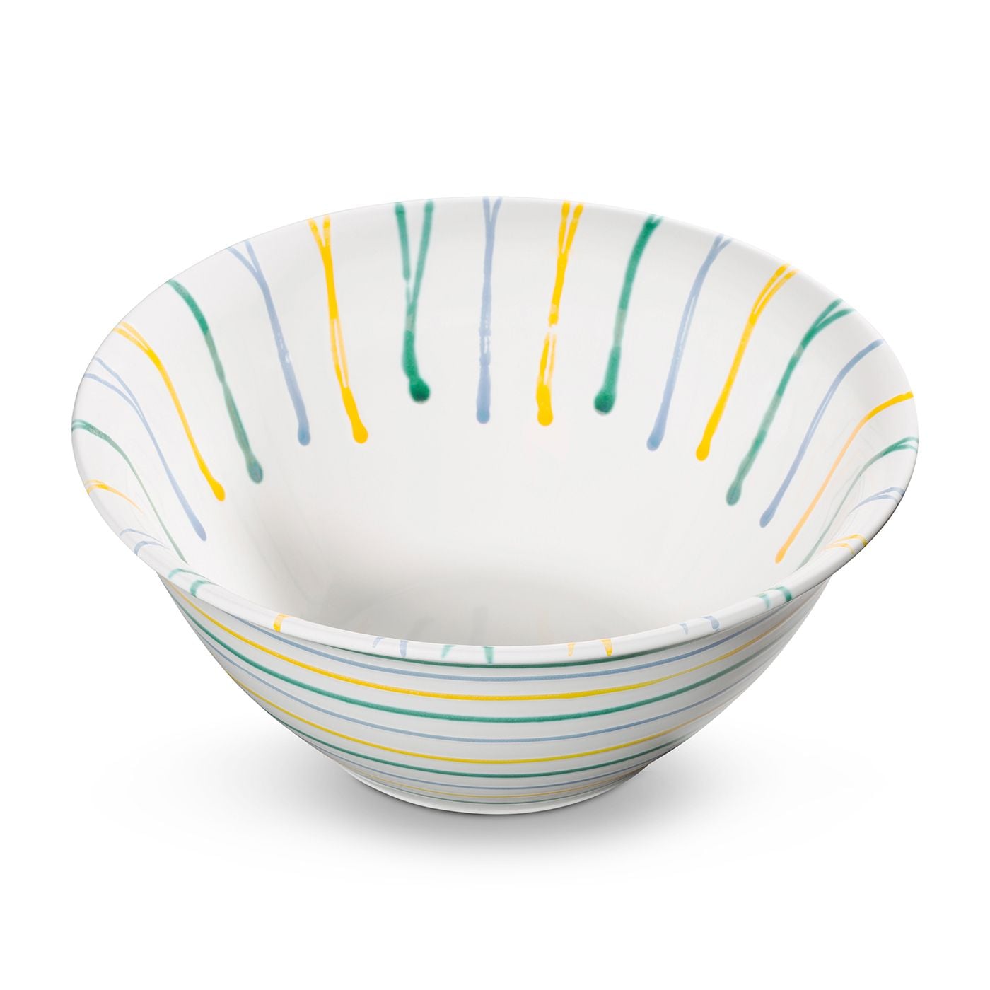 Gmundner Keramik Buntgeflammt, Salatschüssel (Ø 33cm)