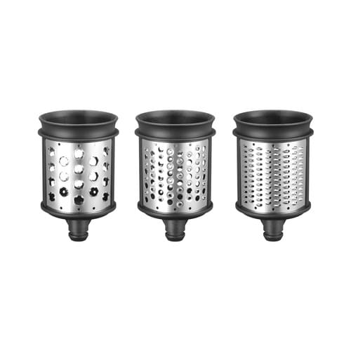 KitchenAid 5KSMEMVSC Raspel-Reibenpaket (3er Set) für 5KSMVSA