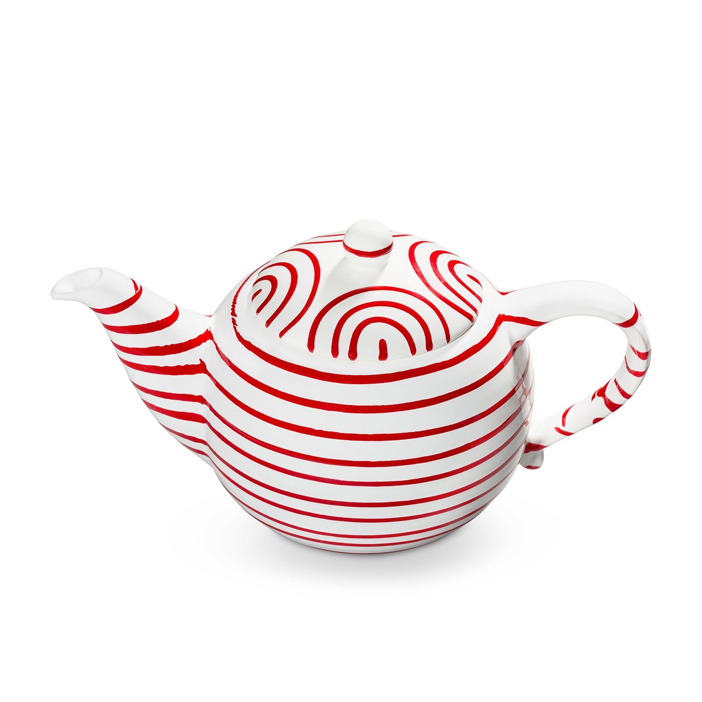 Gmundner Keramik Rotgeflammt, Teekanne 1,5L