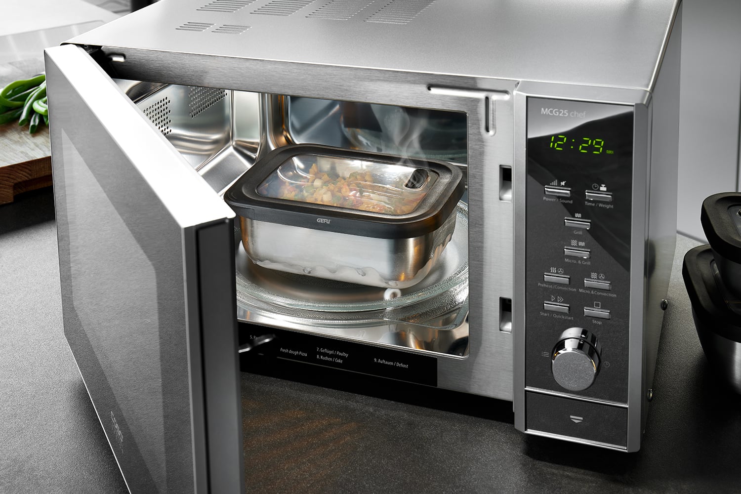 GEFU Provido Rechteckig Schüssel 600 l Edelstahl 1 Stück(e)