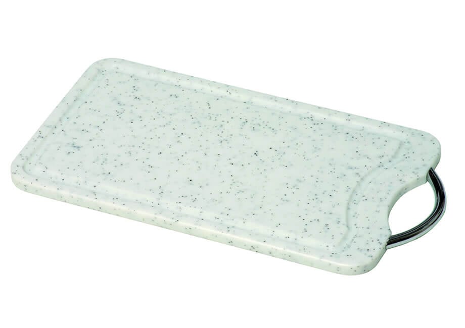 Kelomat Schneidbrett mit Edelstahlgriff