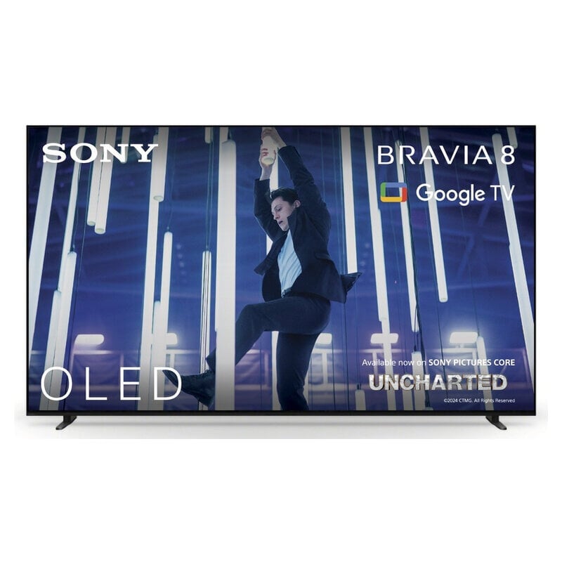 Sony 65 Bravia 8 OLED 4K Google TV (schwarz)
