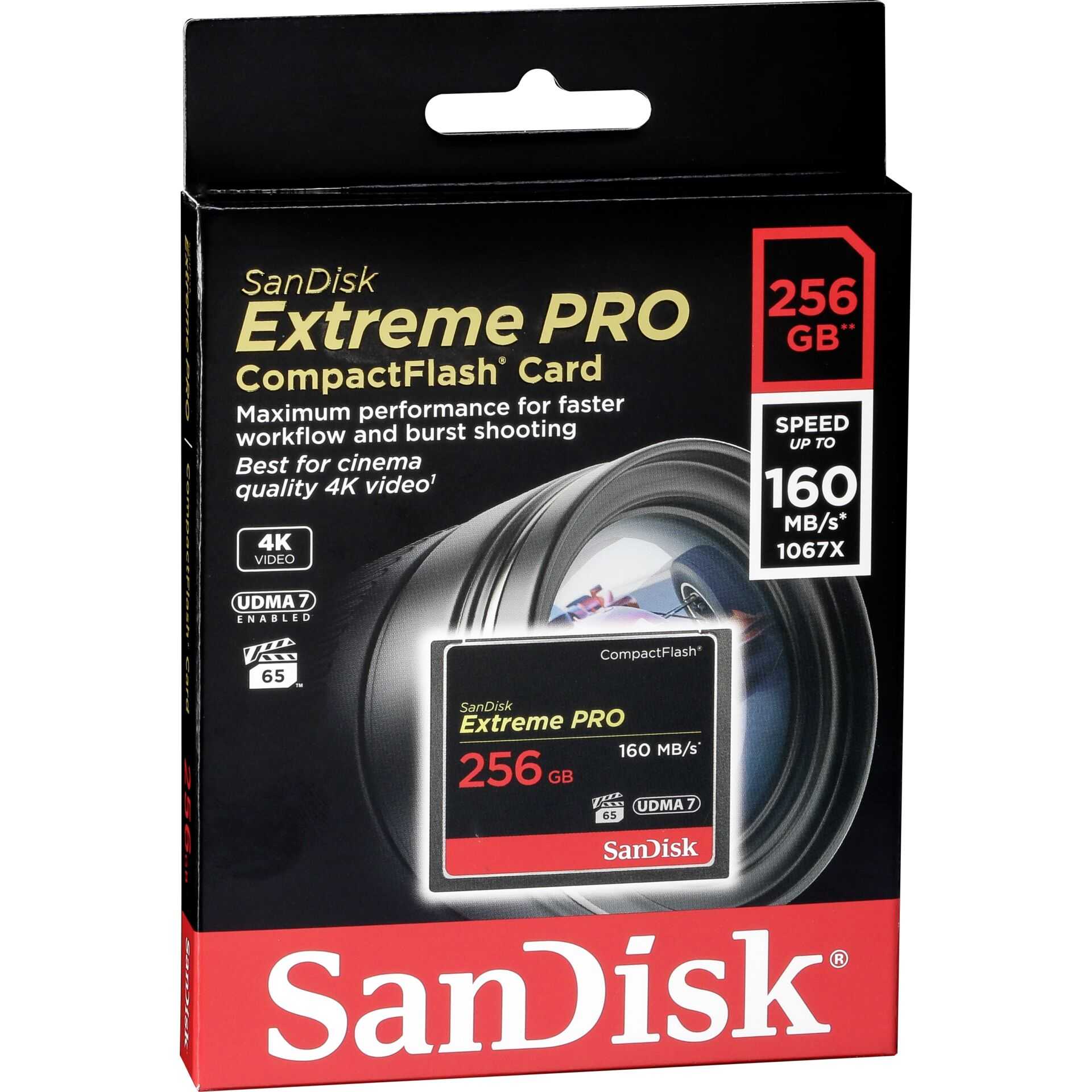 SanDisk Extreme Pro - Flash-Speicherkarte - 256 GB - 933x/1067x - CompactFlash