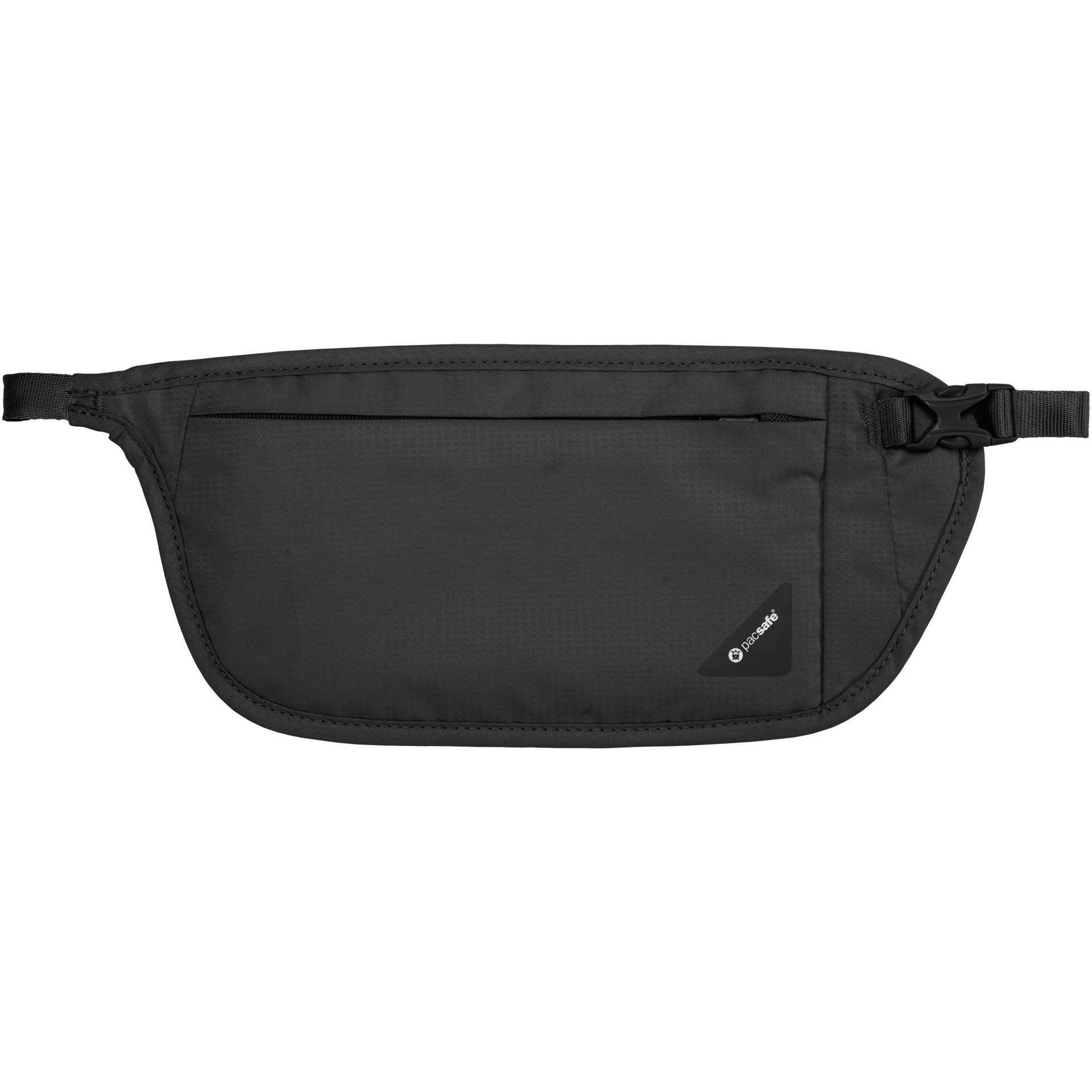 Pacsafe RFIDsafe V100 - Gürteltasche - Nylon, 75D-Polyester, Polyurethan 1000 mm - Schwarz