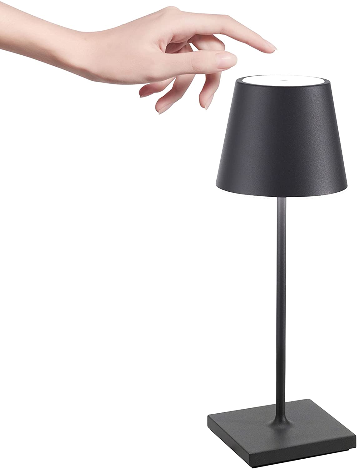 Zafferano Lampe POLDINA MINI PRO TABLE LAMP PAINTED DARK GRAY 2,2W