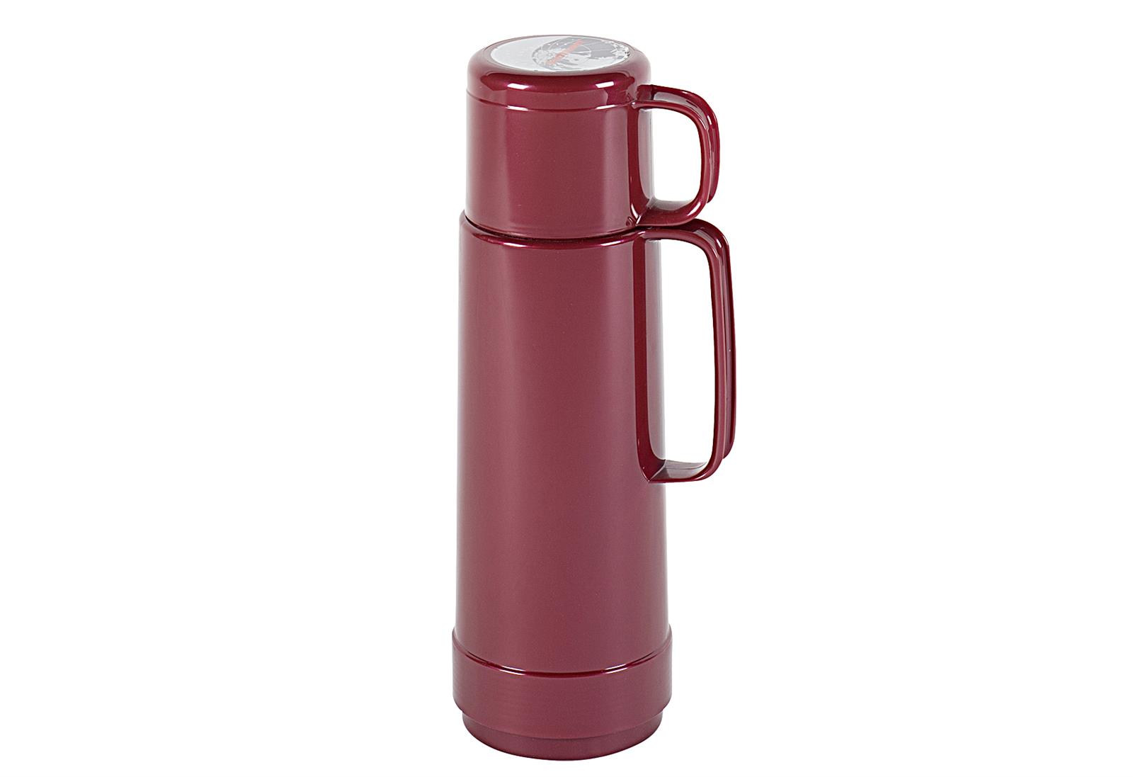 ROTPUNKT Isolierflasche Kunststoff 0,75 Liter shiny burgund