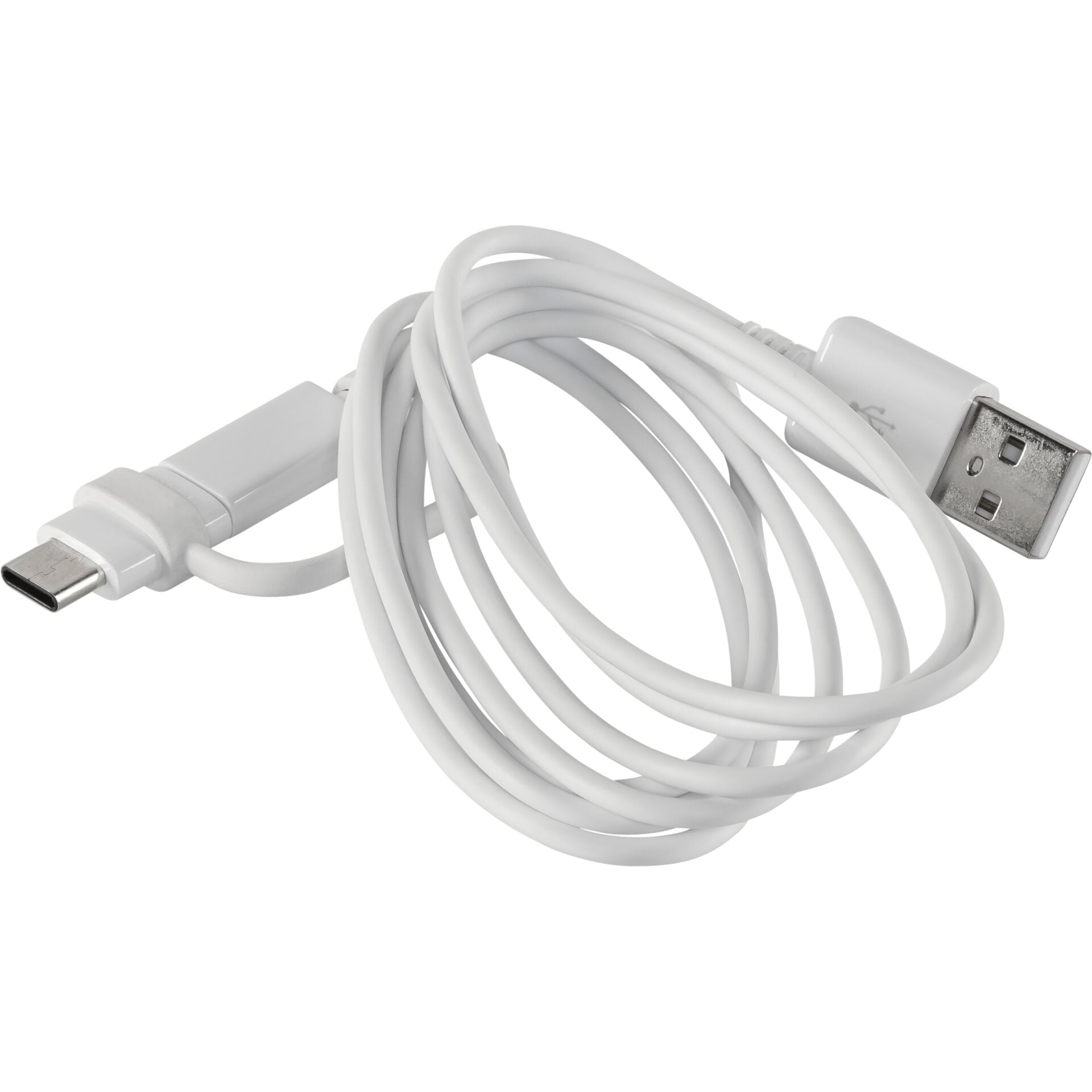 Samsung EP-DG930 - USB-Kabel - USB (M) bis Micro-USB Typ B, USB-C (M) - USB 2.0 - 1.5 m - weiß