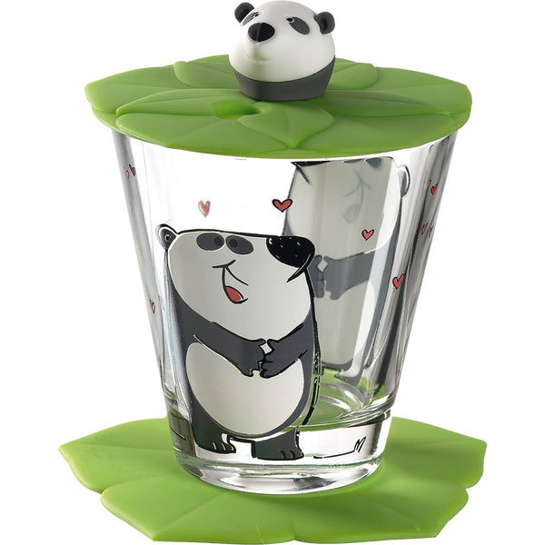 Leonardo Kinderglas Set Bambini Panda (3-teilig)