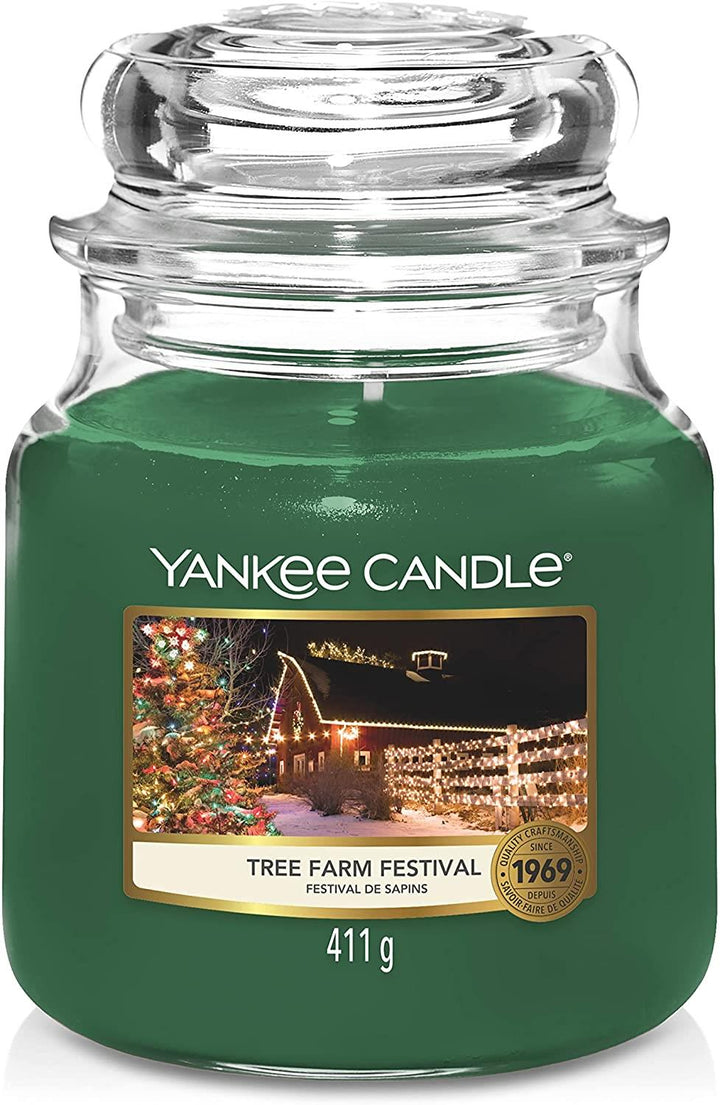 Yankee Candle  TREE FARM FESTIVAL MEDIUM JAR 411G Yankee Candle