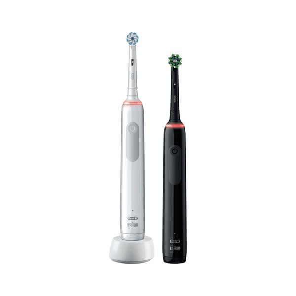 Braun Oral-B PRO 3 3900 Duo elektrische Zahnbürste mit 2. Handteil